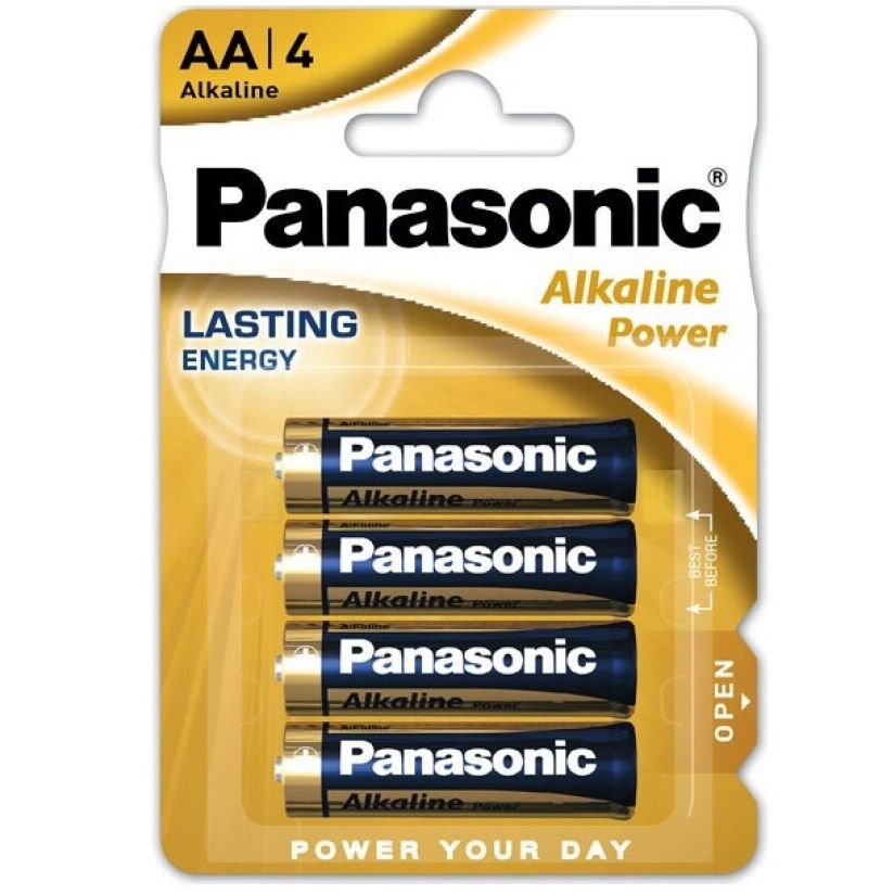 PANASONIC - BRONSEBATTERI AA LR6 4U