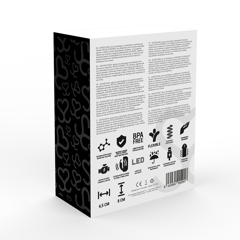 MORESSA ZAC PREMIUM OPPLADBAR VIBRERINGSRING