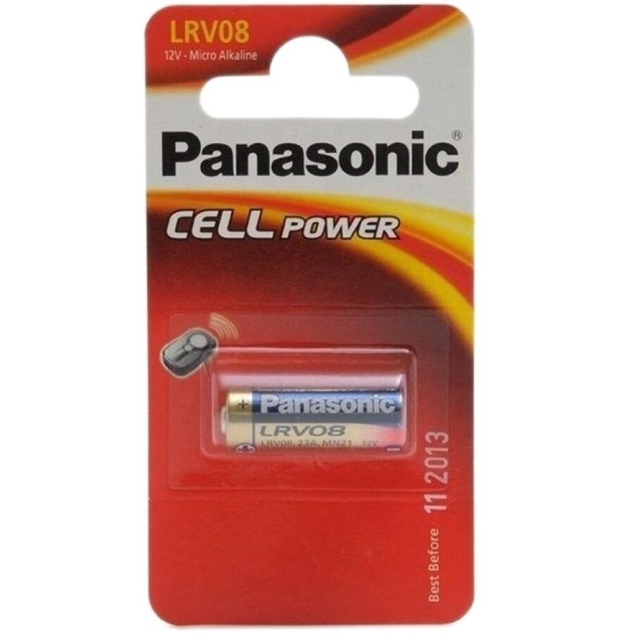 PANASONIC - BATTERI LRV08 LR23A 12V 1 ENHET