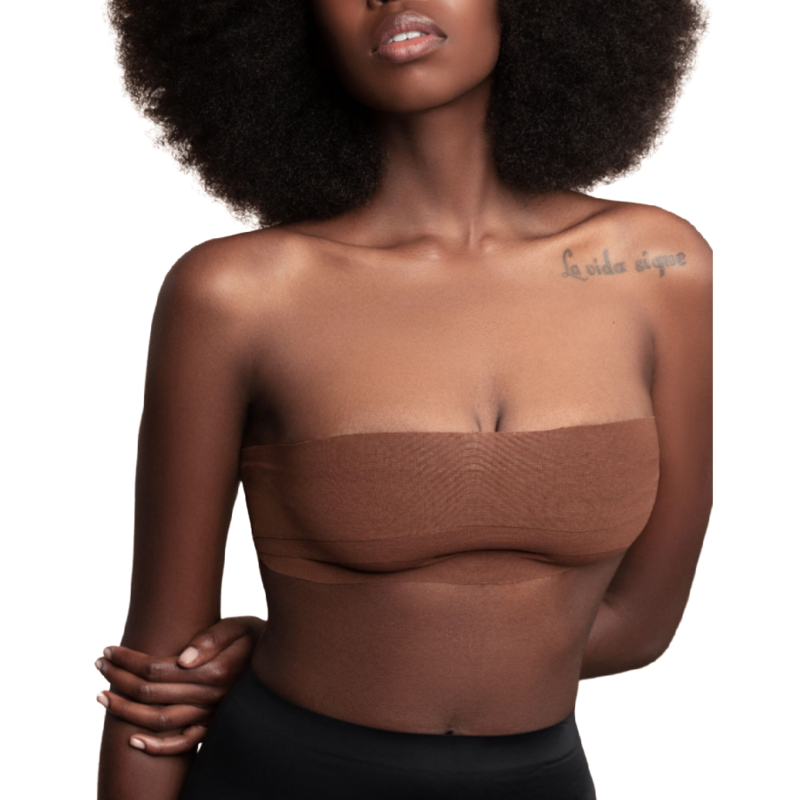 BYE-BH - BODYTAPE 5 MX 6,5 CM + 3 PAR BRYSTØRTEBESKYTTERE BRUN