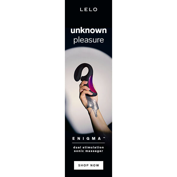 LELO - ENIGMA DOUBLE SUCTION STIMULATION MASSAGER BLACK