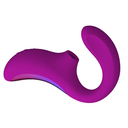 LELO - ENIGMA DOUBLE SUCTION STIMULATION PURPLE MASSAGER
