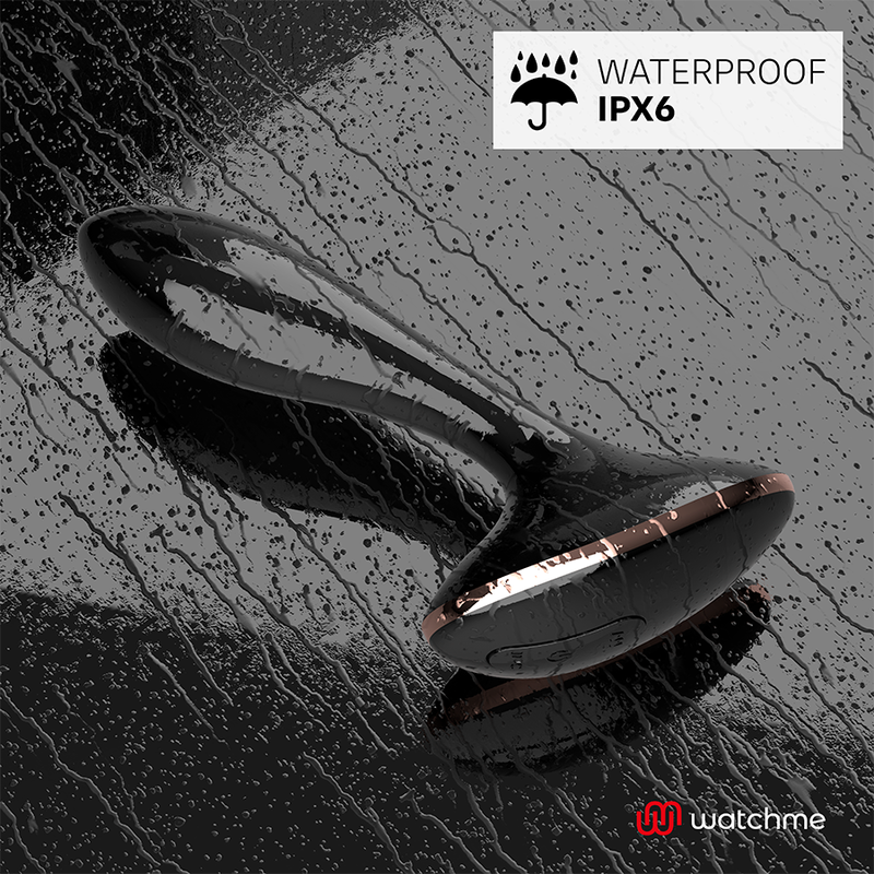 ANBIGUO - WATCHME FJERNKONTROLL VIBRATOR ANALPLUGG VERNET