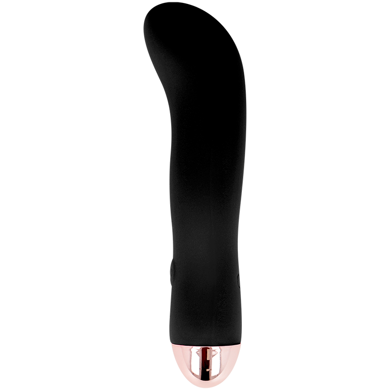DOLCE VITA - OPPLADBAR VIBRATOR TO SVART 7 HASTIGHETER