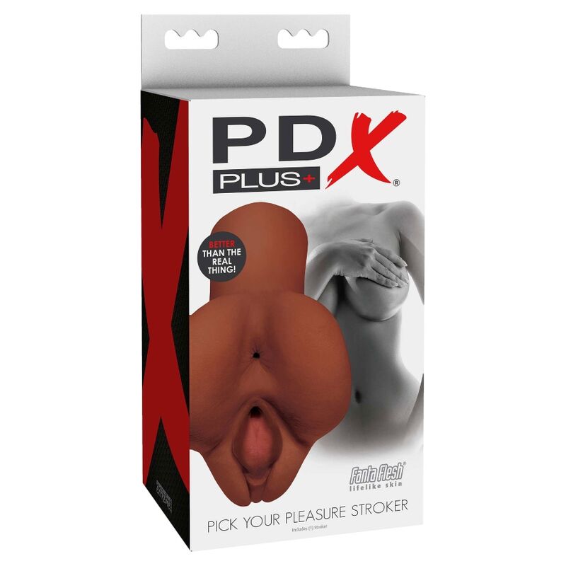 PDX PLUS - VELG DIN NYTELSE DOBBEL BRUN MASTURBATOR