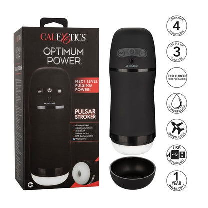 CALEXOTICS - OPTIMUM POWER VIBRATING SUCTION MASTURBATOR