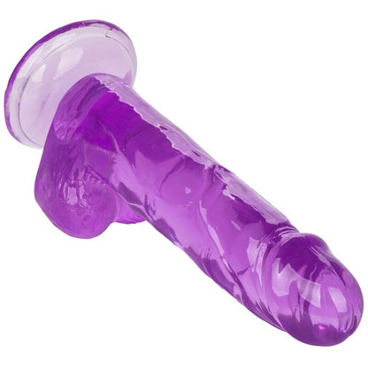 CALEXOTICS - STØRRELSE QUEEN DILDO LILLA 15,3 CM