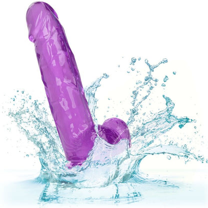 CALEXOTICS - STØRRELSE QUEEN DILDO LILLA 15,3 CM