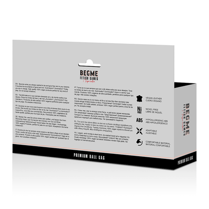 BEGME - RØD UTGAVE VEGANSK SKINNKJEVE