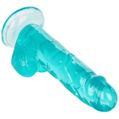 CALEXOTICS - STØRRELSE QUEEN DILDO BLÅ 15,3 CM