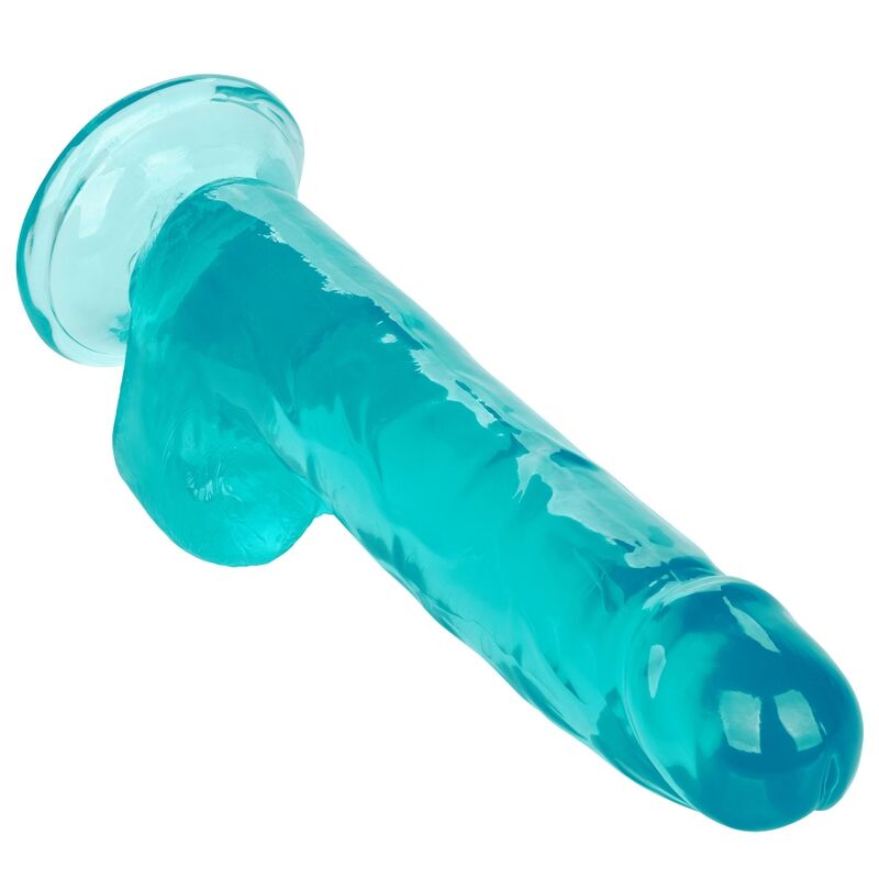 CALEXOTICS - STØRRELSE QUEEN DILDO BLÅ 20,3 CM