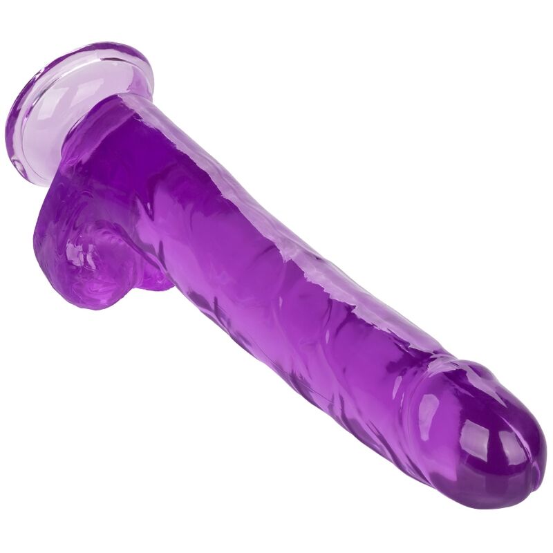CALEXOTICS - STØRRELSE QUEEN DILDO LILLA 25,5 CM