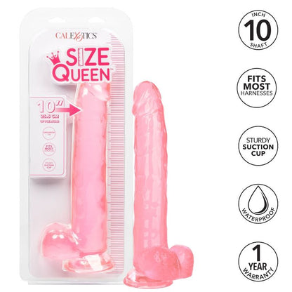 CALEXOTICS - STØRRELSE QUEEN DILDO ROSA 25,5 CM