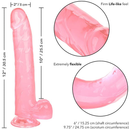 CALEXOTICS - STØRRELSE QUEEN DILDO ROSA 25,5 CM