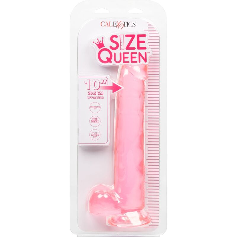 CALEXOTICS - STØRRELSE QUEEN DILDO ROSA 25,5 CM
