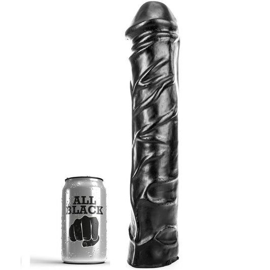 ALL BLACK - KJEMPESTOR MYK FISTING-DILDO 32 CM