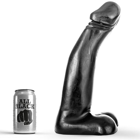 ALL BLACK - REALISTISK SVART FISTING-DILDO 29 CM