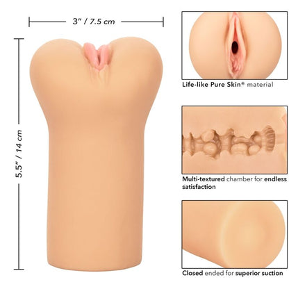 CALEXOTICS - GRENSELØS VULVA STROKER LYS HUD
