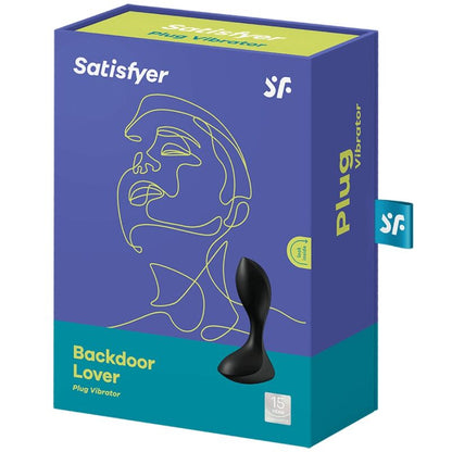 SATISFYER - BACKDOOR LOVER VIBRERINGSPLUGG SVART