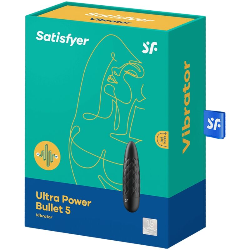 SATISFYER - ULTRA POWER BULLET 5 SVART
