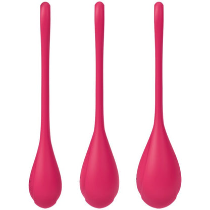 SATISFYER - YONI POWER 1 TRENINGSSETT RØDT