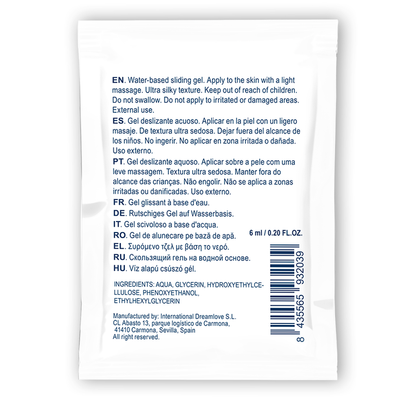 WATERFEEL - NØYTRAL VANNBASERT GLIDGEL 6 ML