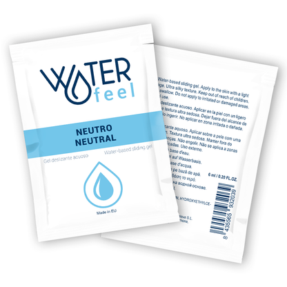 WATERFEEL - NØYTRAL VANNBASERT GLIDGEL 6 ML