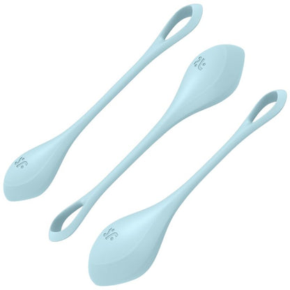 SATISFYER - YONI POWER 2 TRENINGSSETT BLÅTT