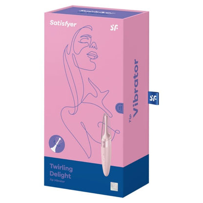 SATISFYER - TWIRLING DELIGHT KLITOSVIBRATOR ROSA