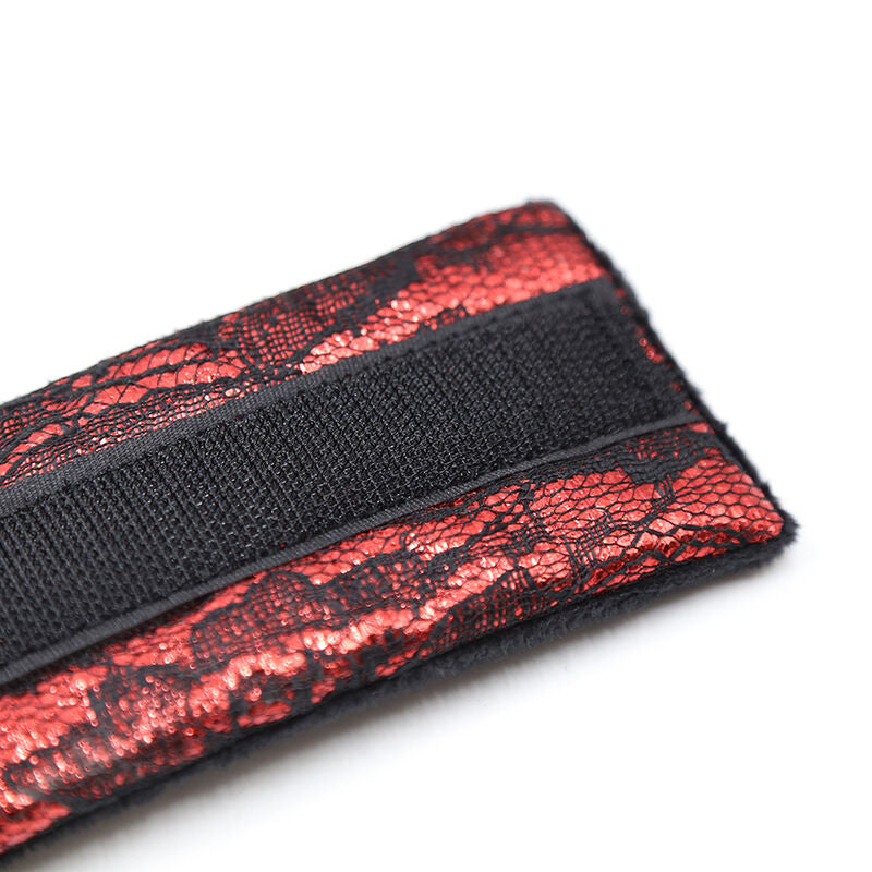 OHMAMA FETISH - FLØYELSHÅNDJERN MED NYLONTEIP