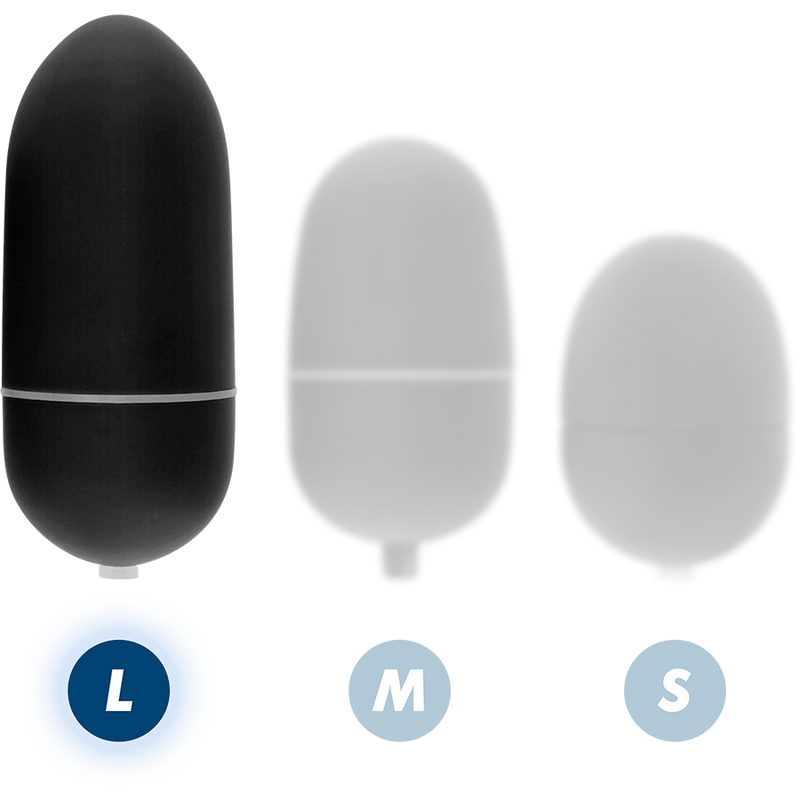 ONLINE - FJERNKONTROLL VIBRERENDE EGG L SVART