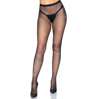 LEG AVENUE - FISHNETTING KROTTLØSE Tights