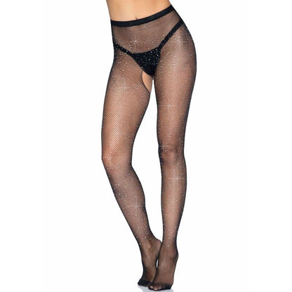 LEG AVENUE - FISHNETTING KROTTLØSE Tights
