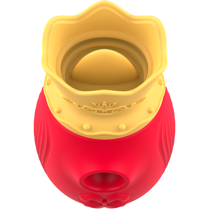 INTENS - KLITORISSTIMULATOR 10 SUGE- OG SLIKKEMODI - RØD