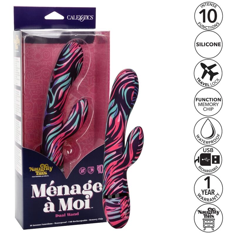 CALEXOTICS - MENAGE A MOI DOBBEL STAVVIBRATOR