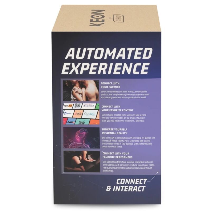 KIIROO - KEON + FEEL NICOLETTE SHEA STROKER + AQUA KVALITETSGLIDEMIDDEL 50 ML 