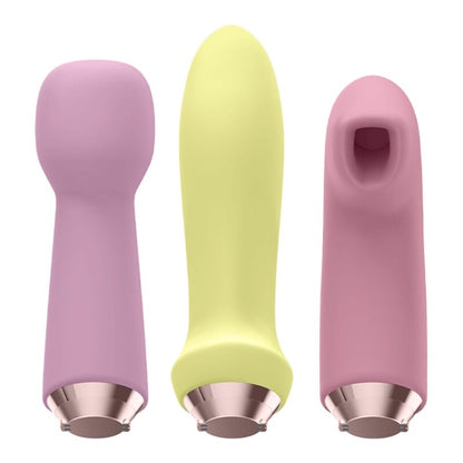 SATISFYER - MARVELOUS SETT MED FIRE VIBRATORER OG LUFTPULS