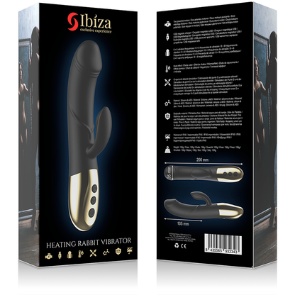 IBIZA - KRAFTIG ANATOMISK VIBRATOR MED KANIN