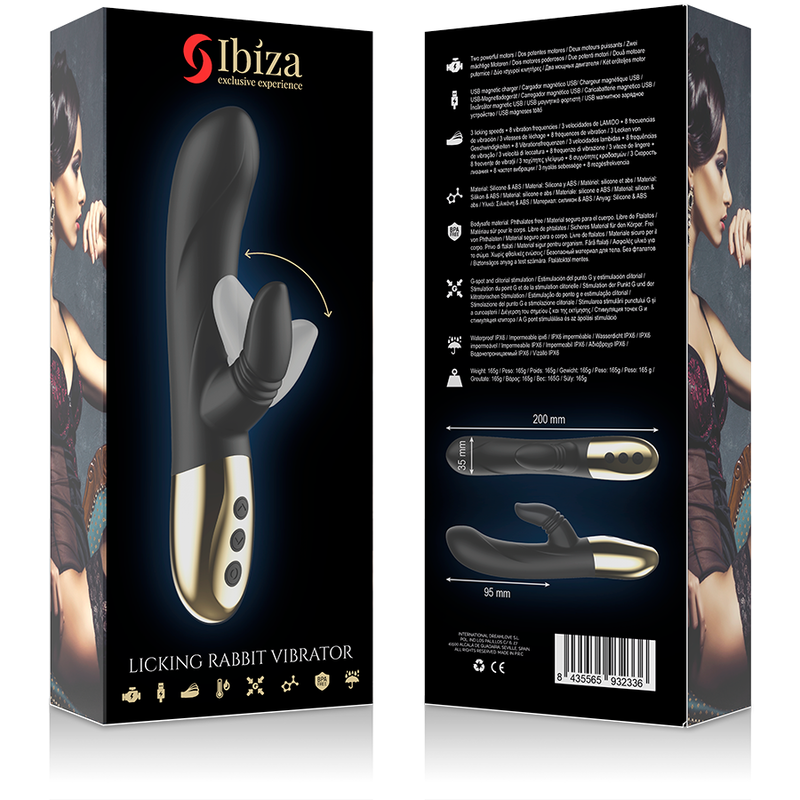 IBIZA - VIBRATOR NY OPPLEVELSE MED SLIKKE KANIN
