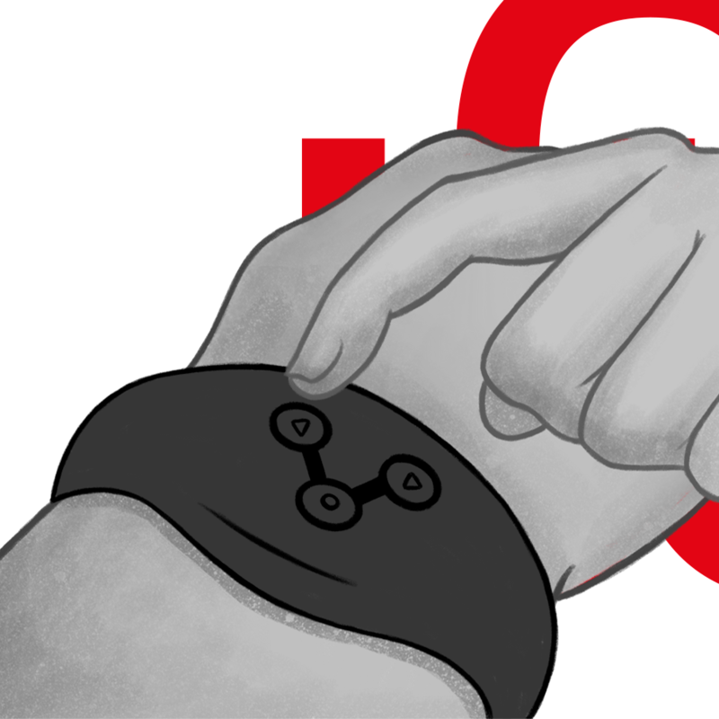 WATCHME – TRÅDLØS TEKNOLOGIKLOKKE I KULLSVART