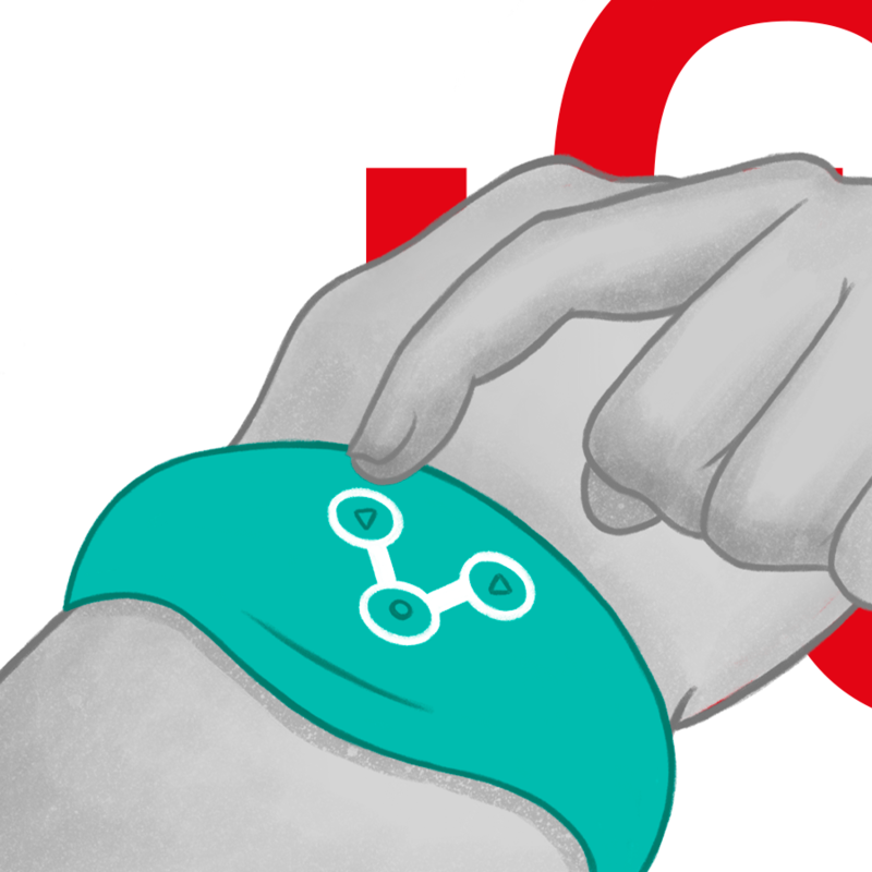 WATCHME – TRÅDLØS TEKNOLOGIKLOKKE AQUAMARINE