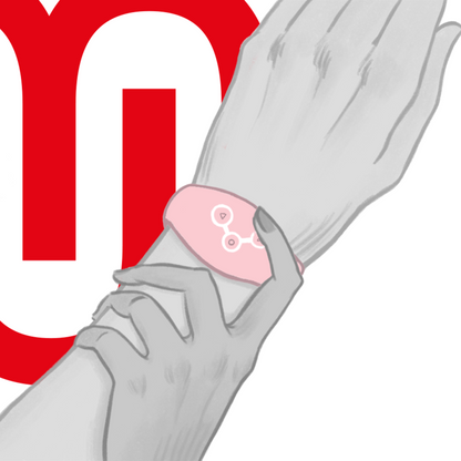 WATCHME – TRÅDLØS TEKNOLOGIKLOKKE MYK ROSA