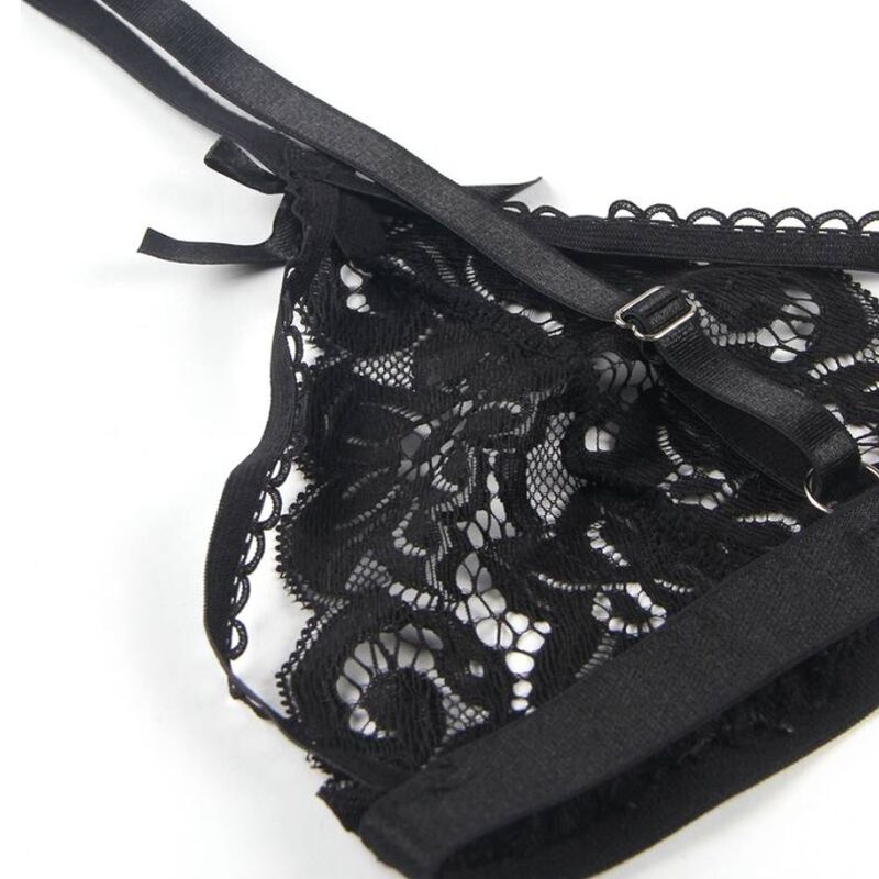 SUBBLIME - TREDELERS SETT BH + HÅNDBELTE + THRING L/XL