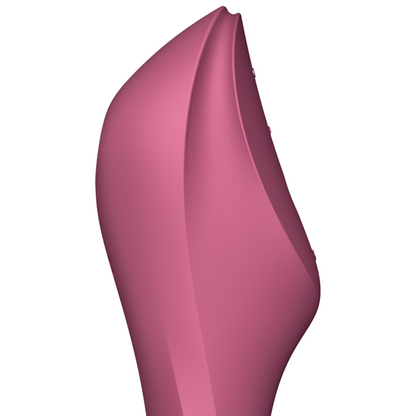 SATISFYER - CURVY TRINITY 3 AIR PULSE VIBRATOR RØD