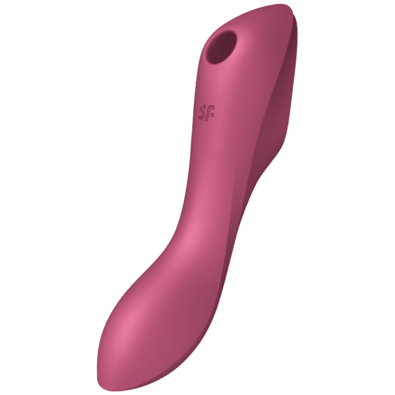 SATISFYER - CURVY TRINITY 3 AIR PULSE VIBRATOR RØD