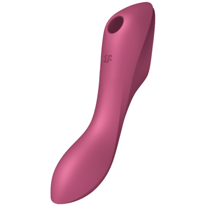 SATISFYER - CURVY TRINITY 3 AIR PULSE VIBRATOR RØD