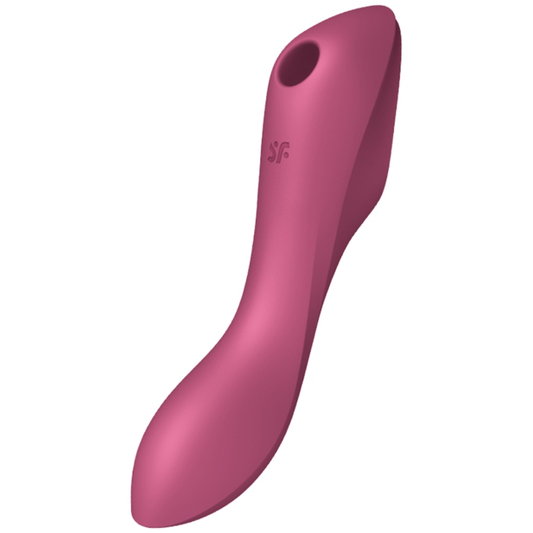 SATISFYER - CURVY TRINITY 3 AIR PULSE VIBRATOR RØD