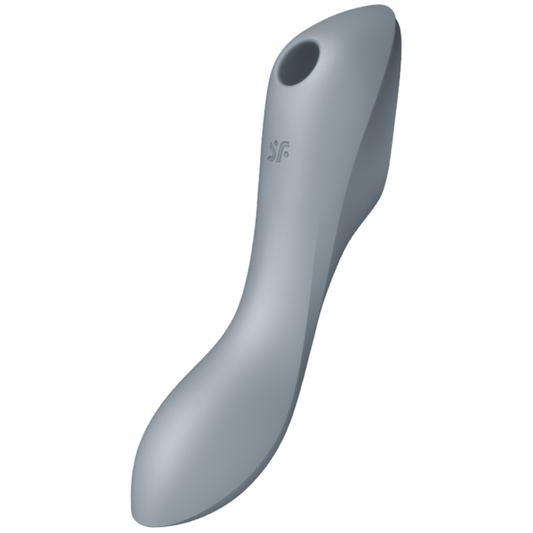SATISFYER - CURVY TRINITY 3 AIR PULSE VIBRATOR GRÅ