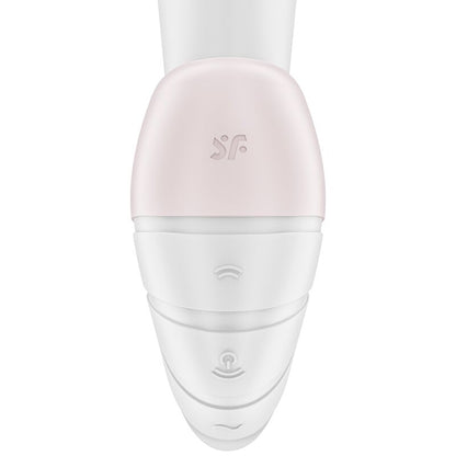 SATISFYER - SUPERNOVA LUFTPULSSTIMULATOR OG VIBRASJON HVIT