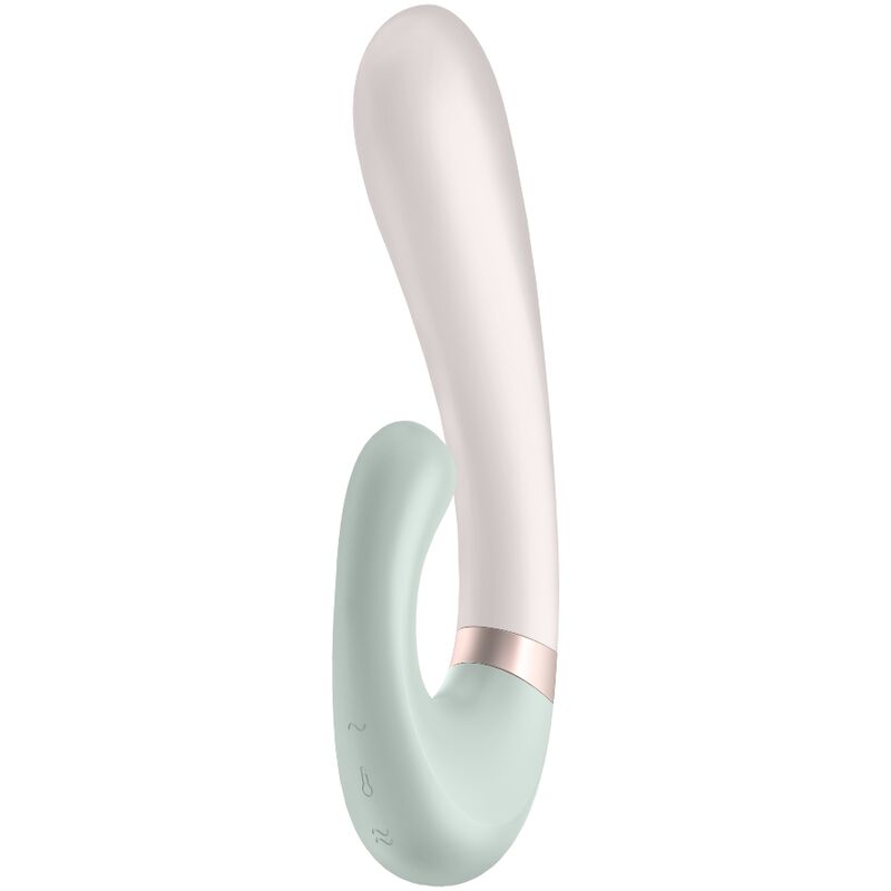SATISFYER - HEAT BOLGE VIBRATOR APP HVIT